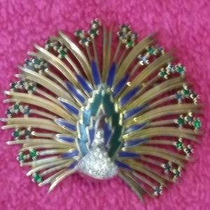 Vintage Jomaz Peacock brooch ex.cond.